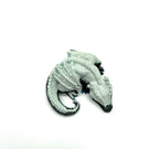 Orgondrache -groß- in Hellblau / Schwarz / Dunkelblau