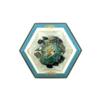 Orgonpyramide -6 Eck- blau