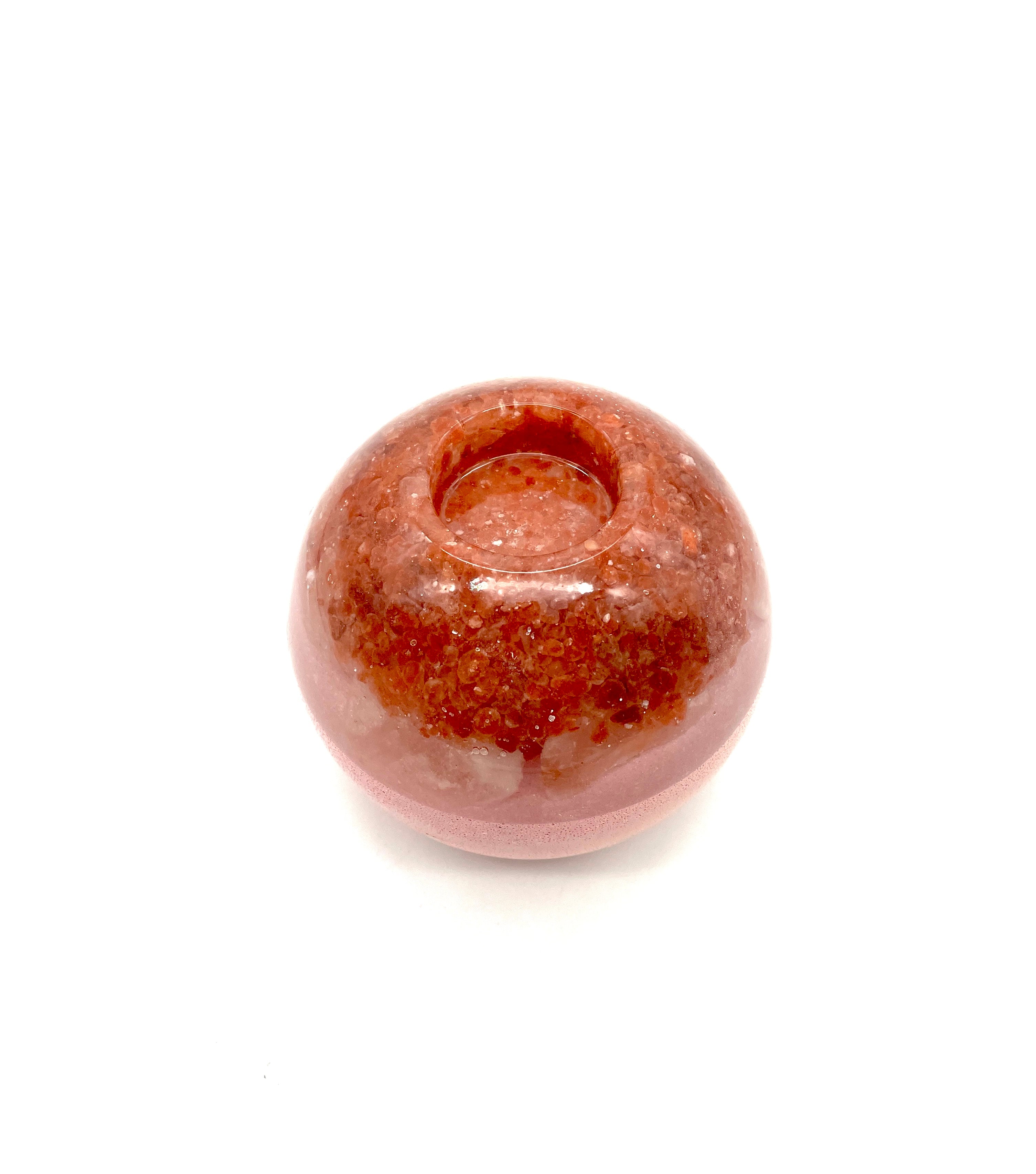 Orgon - Kerzenhalter rund > 3 x Salz< (groß)