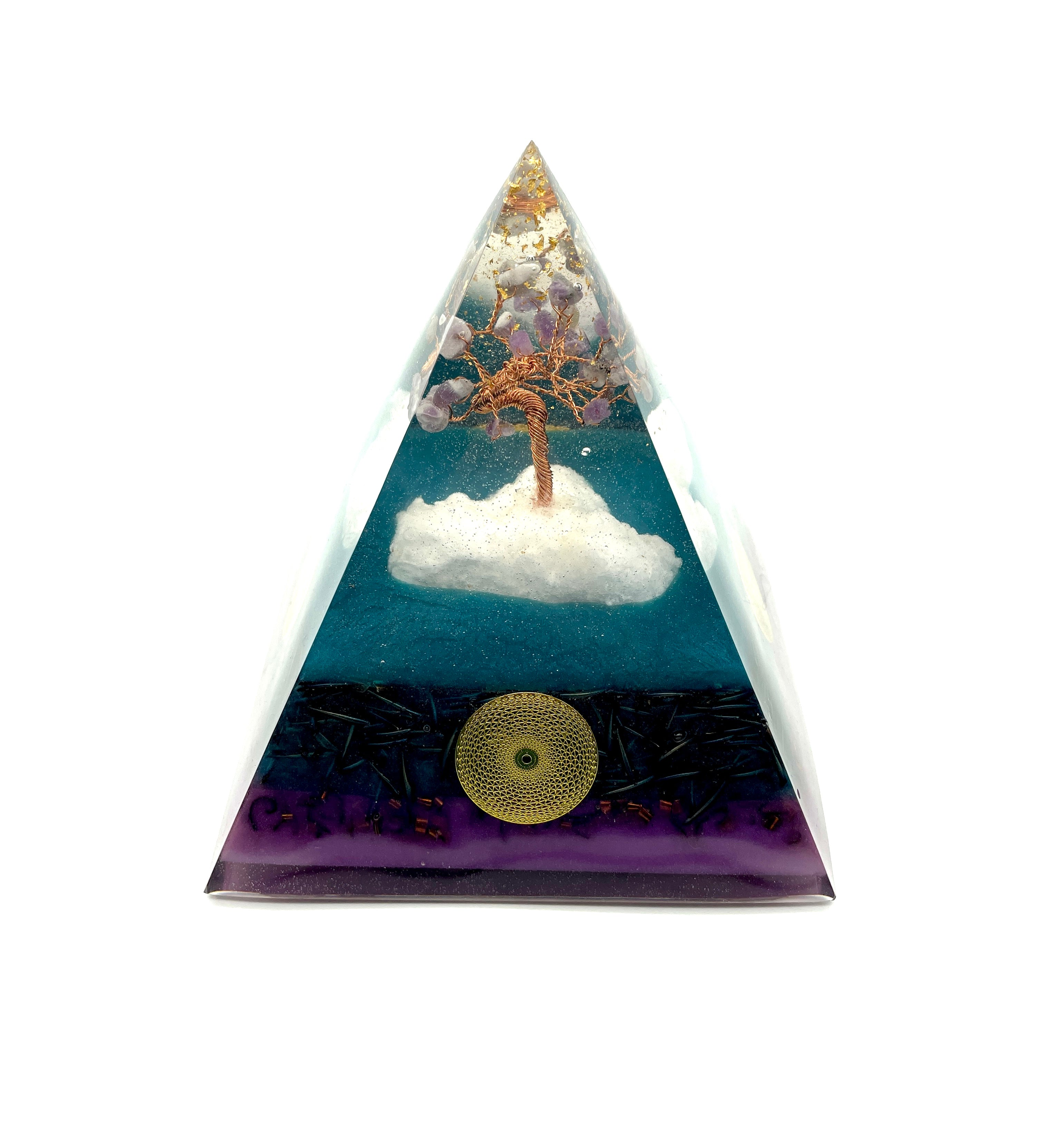 Orgonpyramide -Kupferbaum-