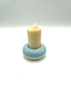 Orgon - Kerzenhalter >flach< blau