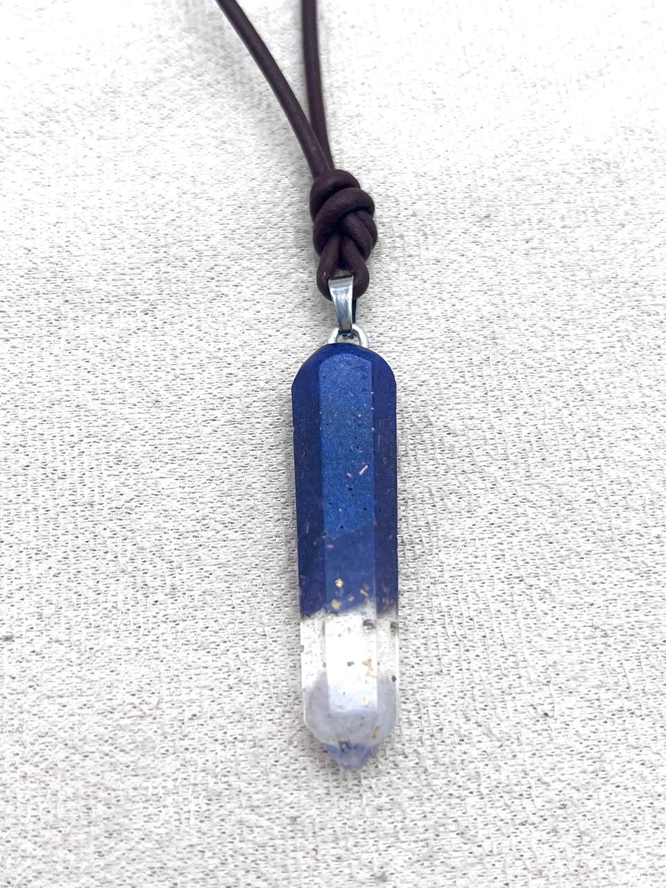 Orgon Anhänger "Oblisk" - Blau -