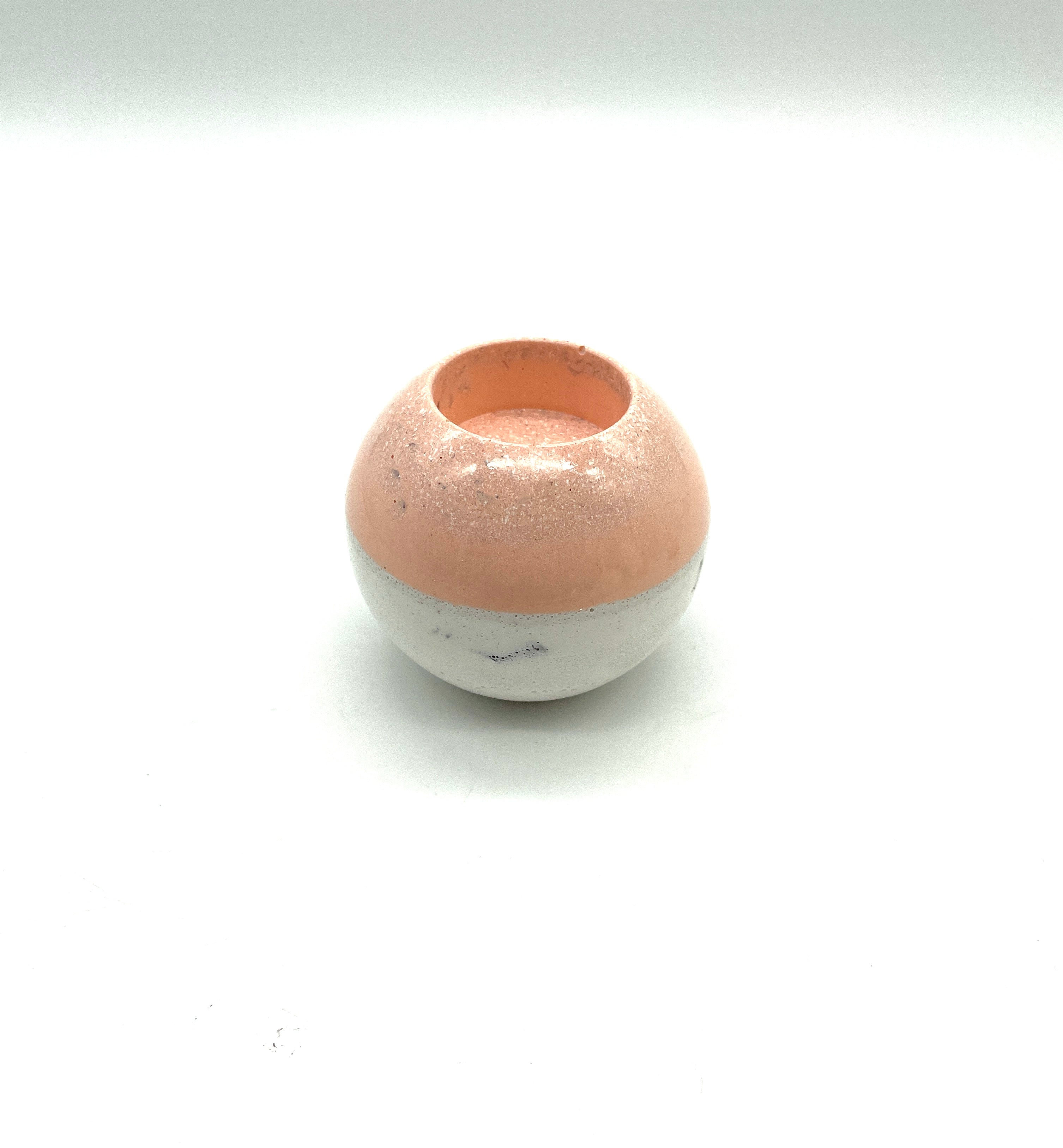 Orgon - Kerzenhalter rund >Rosa< (klein)