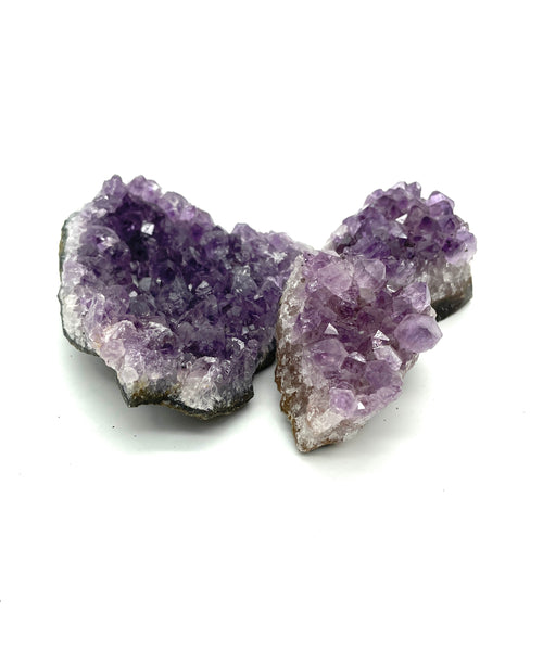 Amethyst Stufen 3 Stück (1xgroß / 1xmittel / 1xklein)