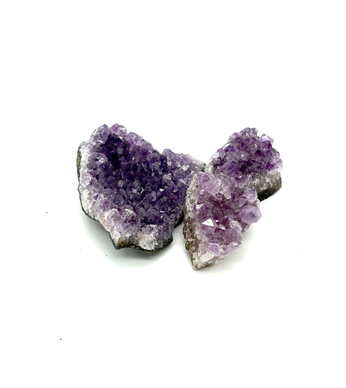 Amethyst Stufen (3 Einzelstücke ... groß_mittel_klein...)