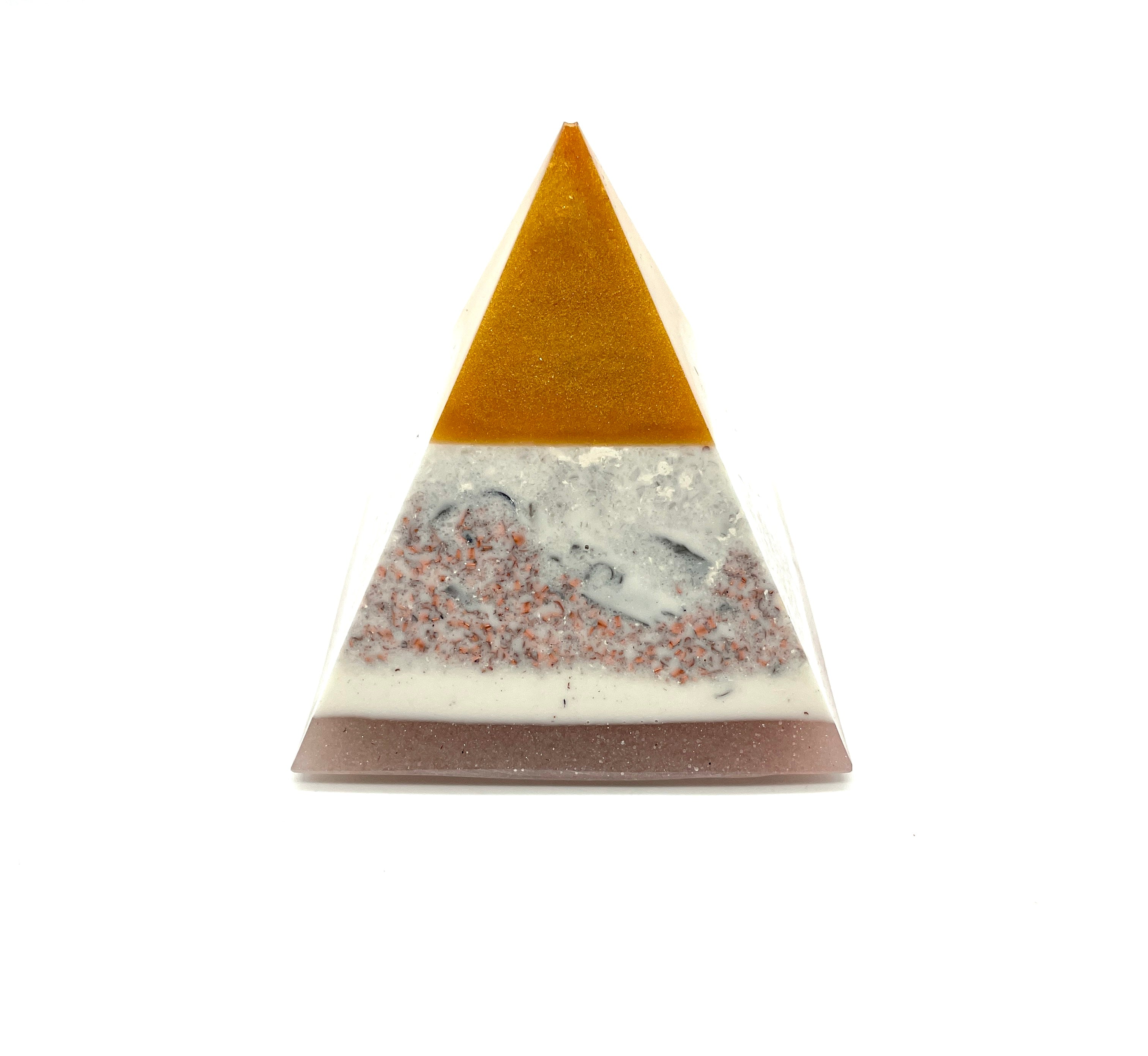 Orgonpyramide "Schwarzwaldspitze" -Salz / Kupfer-