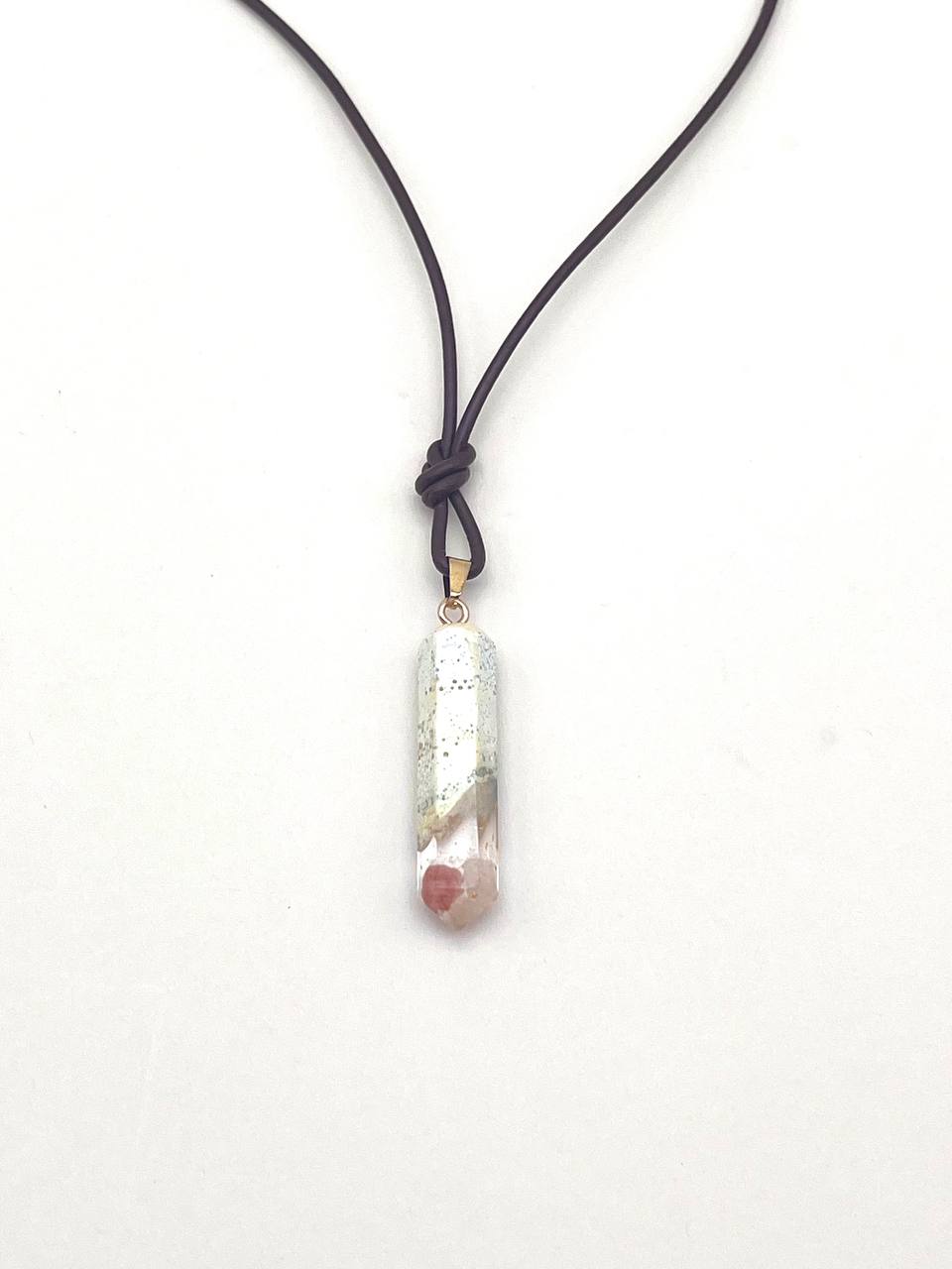 Salz / Orgon Anhänger "Obelisk"