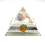 Amethystkugel - Salz -OrgonPyramide  / Einzelstück -17 cm Seitenlänge