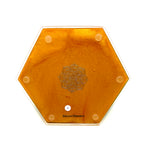 Orgonpyramide -6 Eck- grün