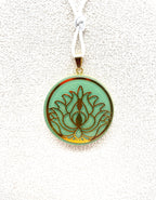 Orgon Amulett mit "Lotusblüte" 4cm