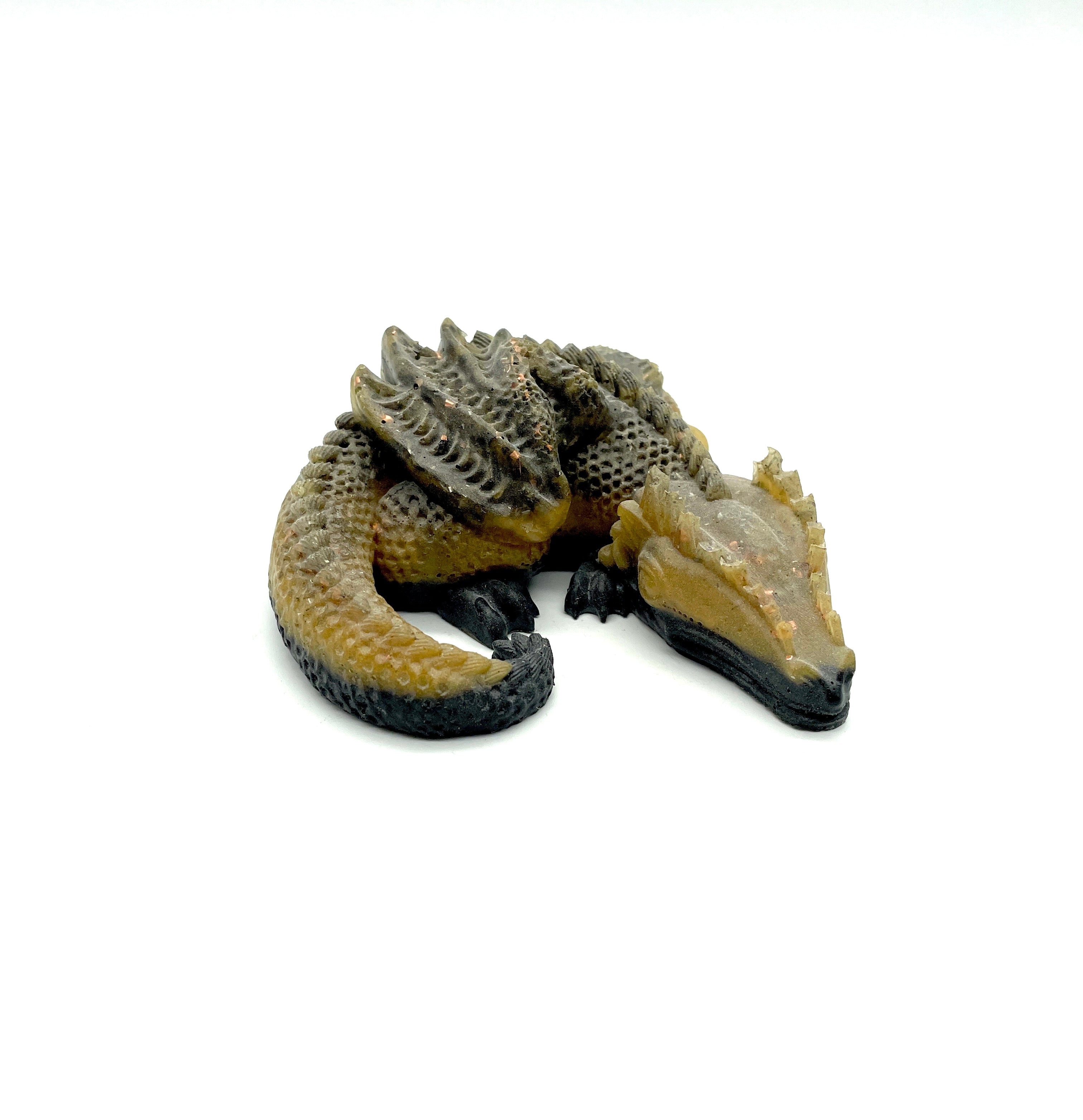 Orgondrache -groß- in Honig / Schwarz