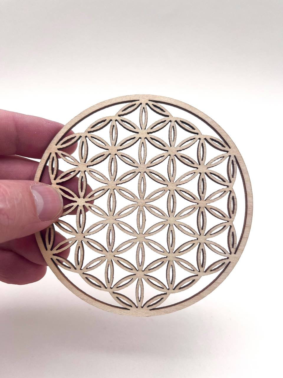 Blume des Lebens in Holzausführung
