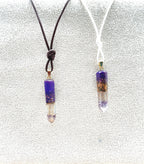 Orgon Anhänger  „Obelisk“ mit Amethyst