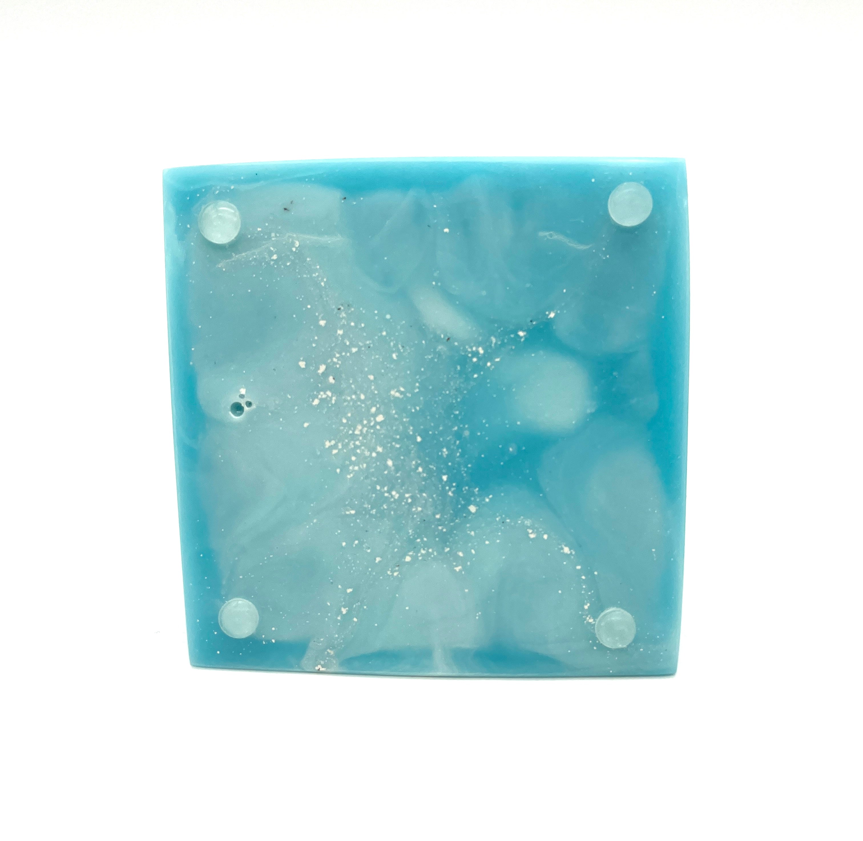 Orgonpyramide "Schwarzwaldspitze" -Hellblau / Karibikblau-