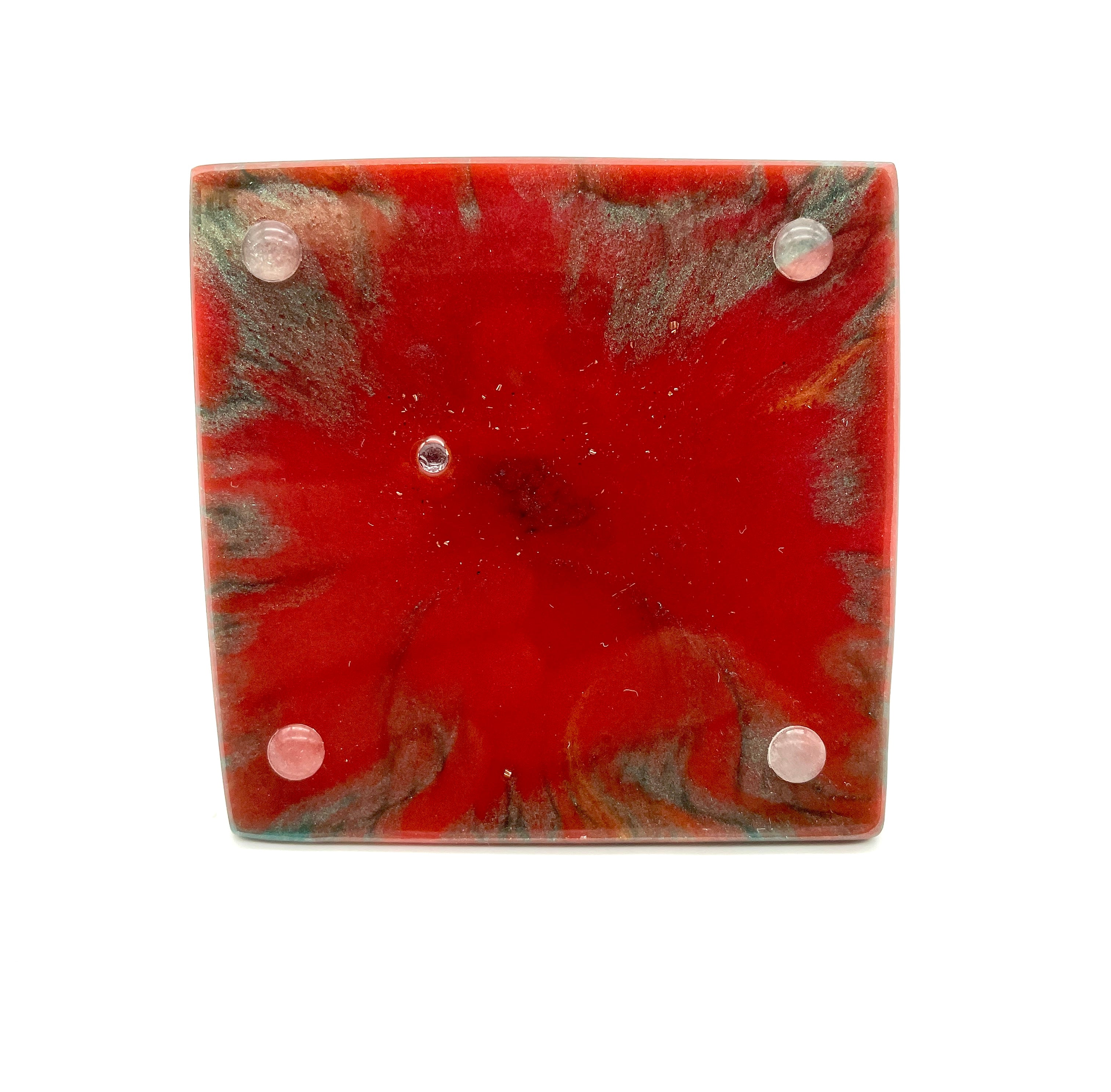 Orgonpyramide "Schwarzwaldspitze" - gelb / rot -