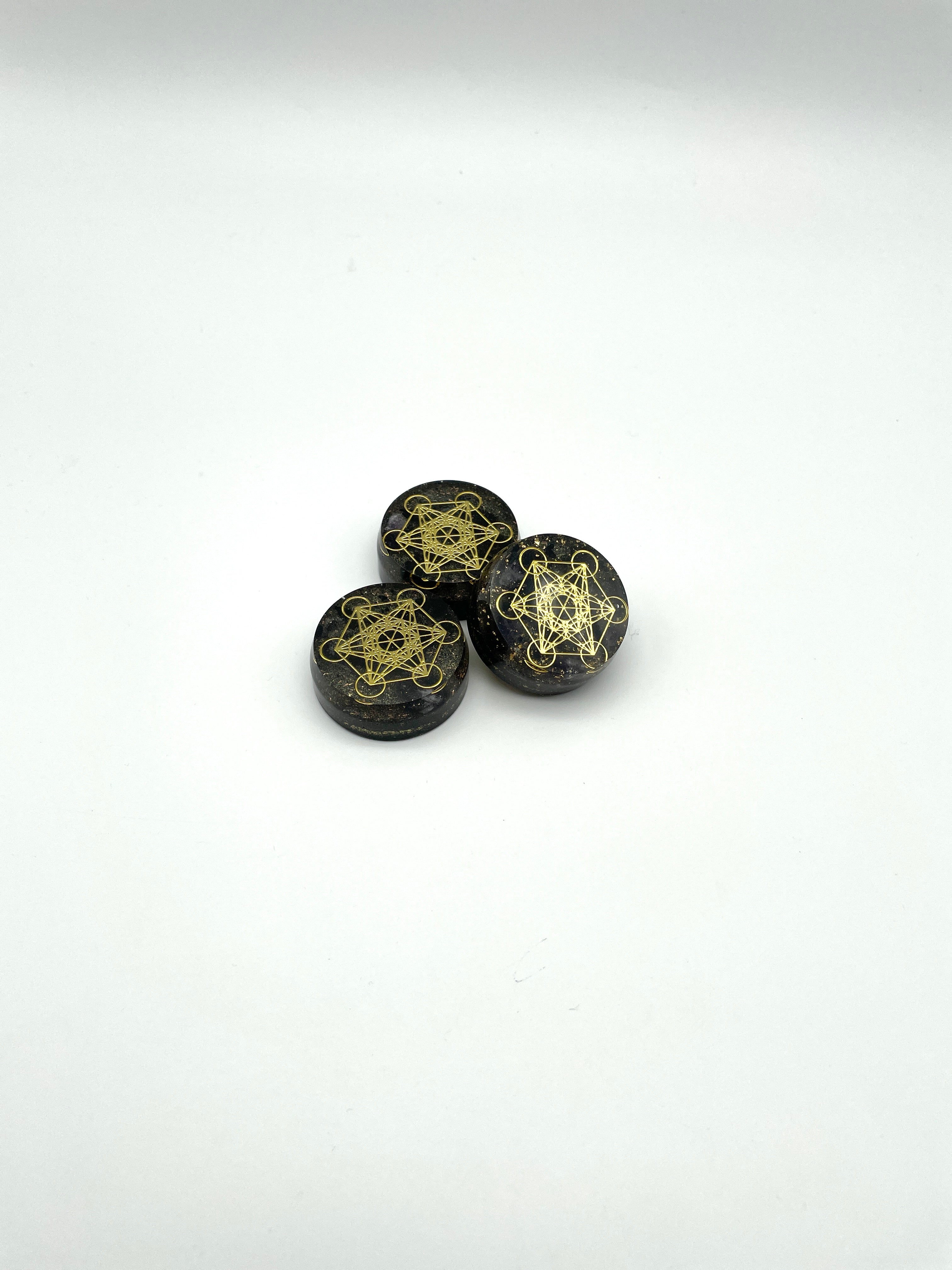 Taschenorgonit -Shungit / Gold-