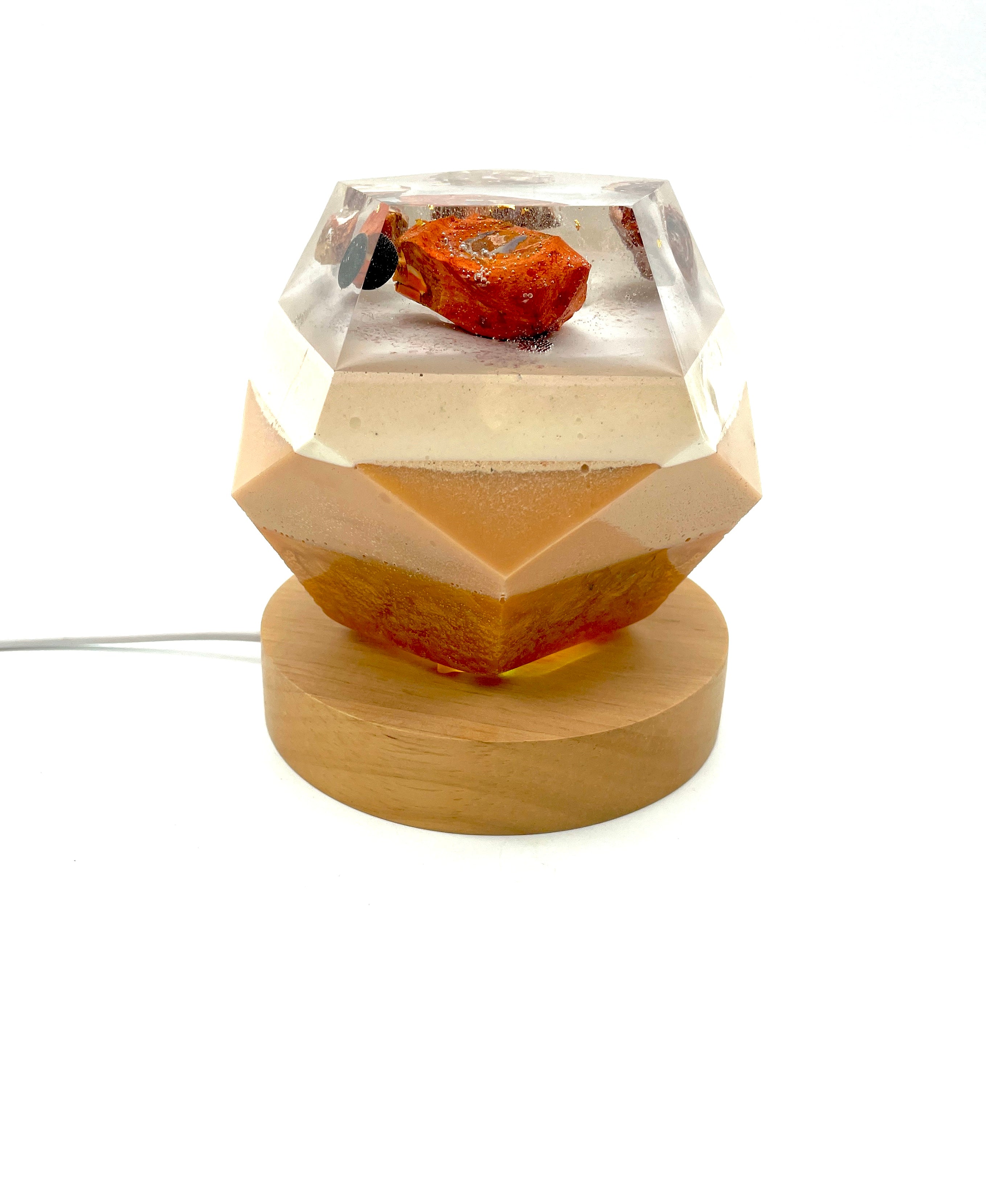 Dodekaeder mit Opal