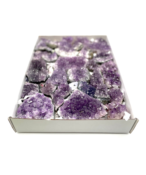 Amethyst Stufen (1 Karton / ca. 32 Einzelstücke)
