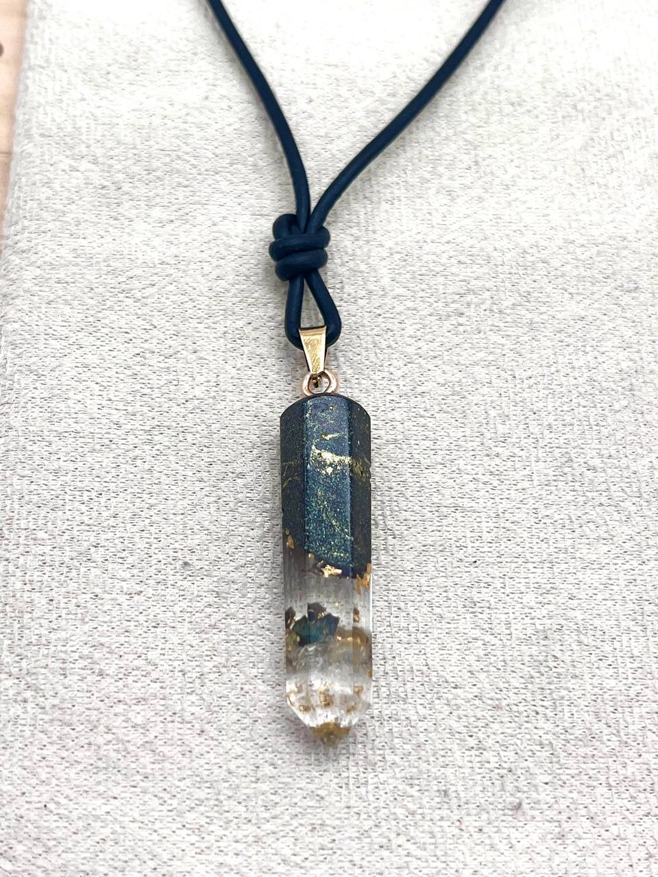 Orgon Anhänger "Oblisk" - Shungit -