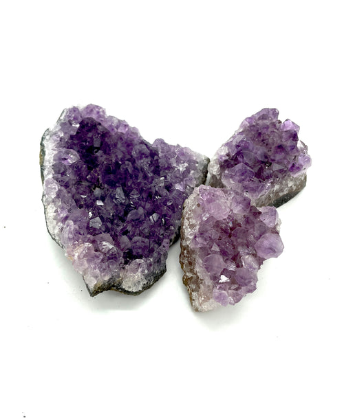 Amethyst Stufen (3 Einzelstücke ... groß_mittel_klein...)
