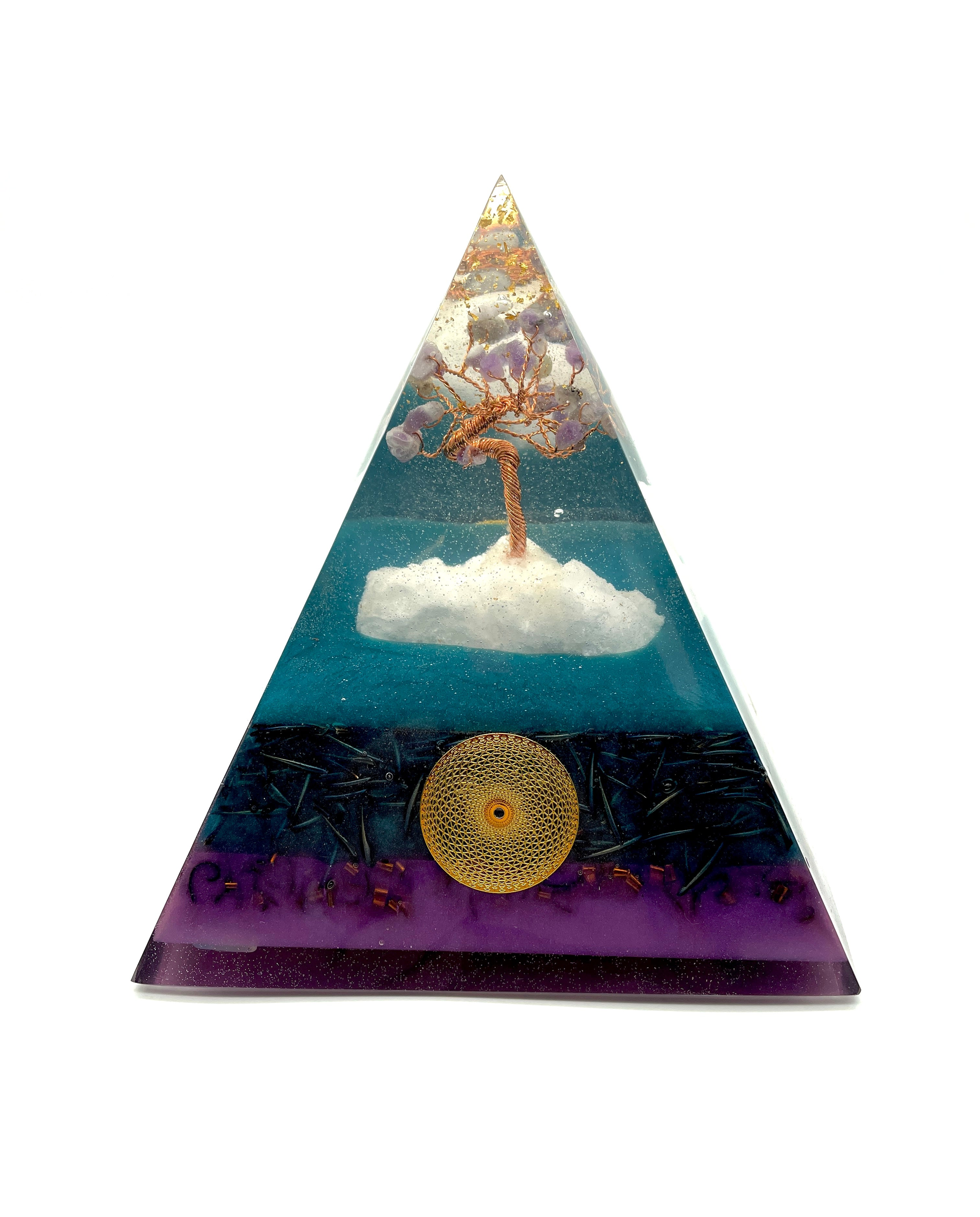 Orgonpyramide -Kupferbaum-