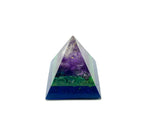 Orgonpyramide "Schwarzwaldspitze" -blau/grün/violett-