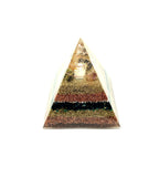 Orgonpyramide -Natur- mit großer Bergkristallspitze