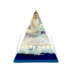 Orgonpyramide "Schwarzwaldspitze" -Fluorit / Amthyst / Bergkristall-